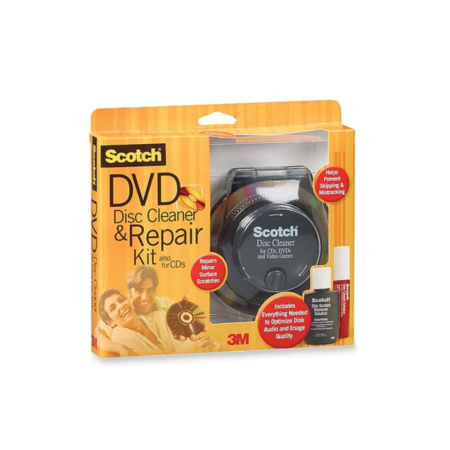 Scotch DVD Disk Cleaner Scratch Remover