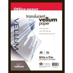 Office Depot Brand Tracing Paper 8 12 x 11 50 Sheets by Office Depot ...