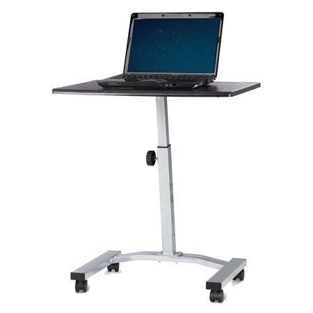 Brenton Studio Height Adjustable Mobile Laptop Cart 22 12 34 34 H x 23 ...