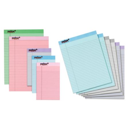 TOPS 100percent Recycled Prism Color Writing Pads 5 x 8 Legal Ruled 25 ...