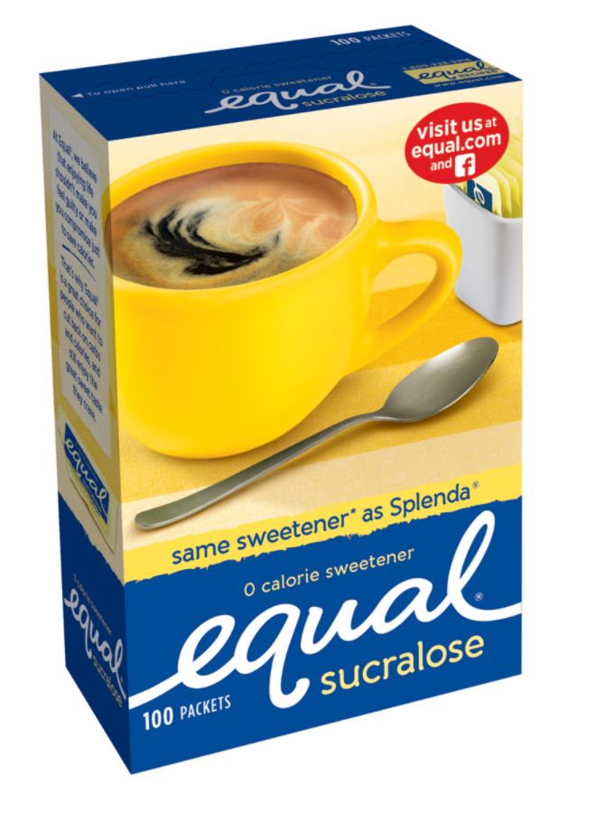 Equal Yellow Sweetener 5.76 Oz Pack Of 100