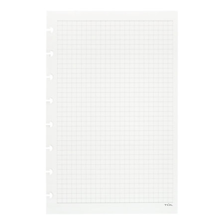 Number Names Worksheets 1 2 in graph paper : TUL Custom Note Taking System Discbound Refill Pages 5 12 x 8 12 ...