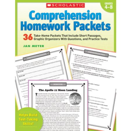 Scholastic Reading Comprehension Homework Packets by Office Depot ...