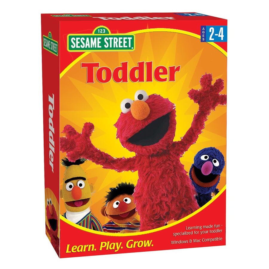 Sesame Street Toddler Learn Play Grow For PCMac Traditional Disc by ...