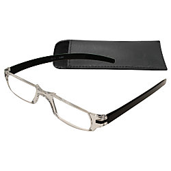 Zoom Eyeworks Reading Eyewear Slim Vision Black 2.00 by Office Depot ...