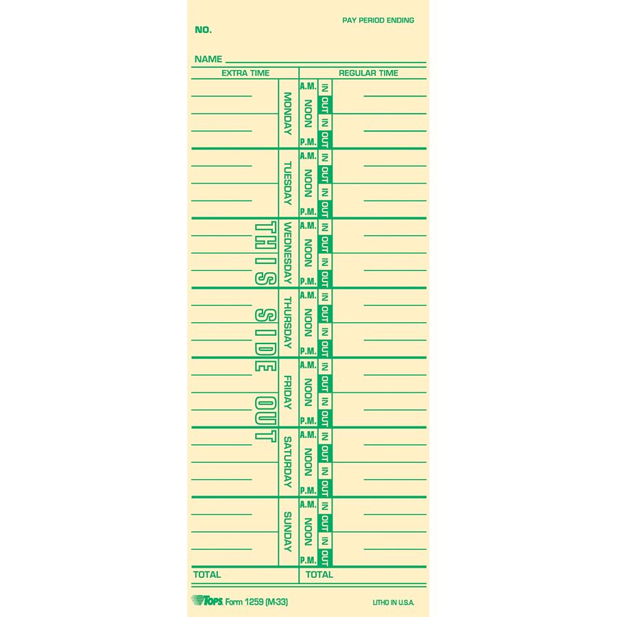 Time Cards And Badges at Office Depot OfficeMax