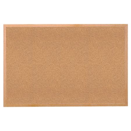 Ghent Cork Bulletin Board 18 x 24 Brown Wood Frame by Office Depot ...