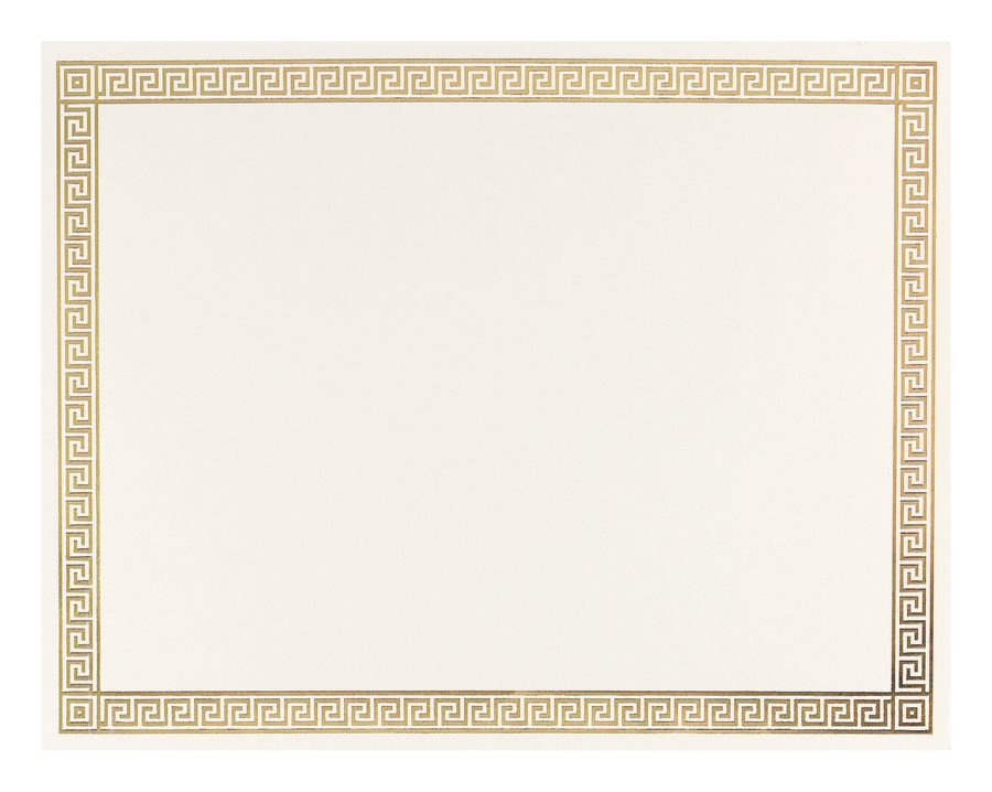 Great Papers Foil Certificate 8 12 x 11 Channel Border Pack Of 12 by ...