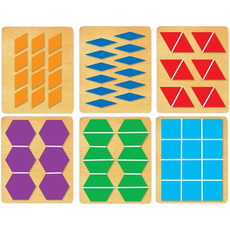 Ellison Prestige SureCut Set Math Large Pattern Block Multiples 1 Sides ...