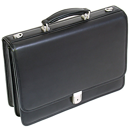 McKlein Bucktown Leather Briefcase Black by Office Depot & OfficeMax