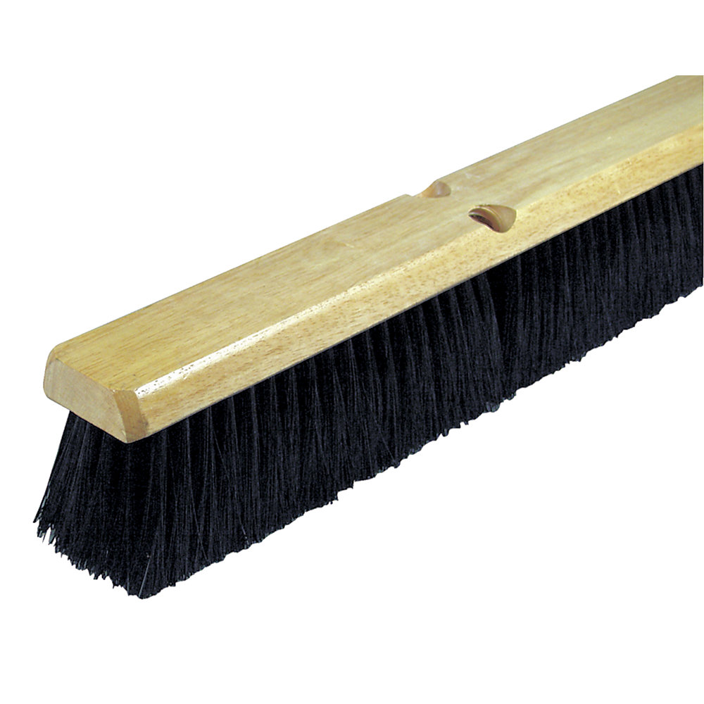 Wilen Black Tampico Push Broom 18  Pack Of 12