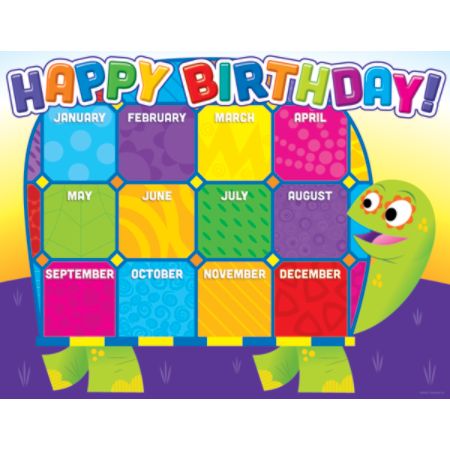 Scholastic Jingle Jungle Birthday Chart by Office Depot & OfficeMax