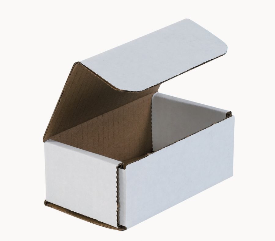 Brand White Corrugated Mailers 5 x 3 x 2  Pack Of 50