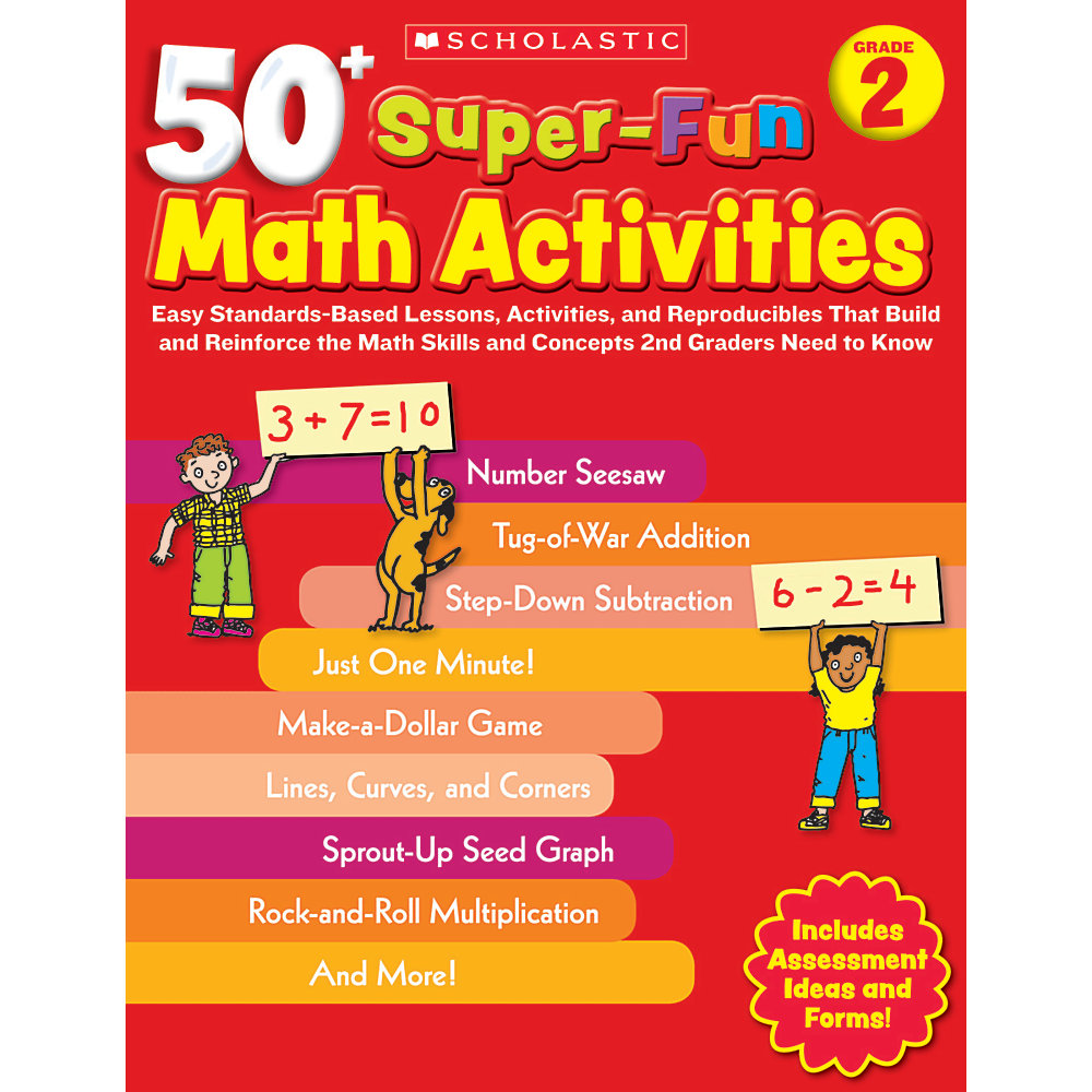 Scholastic 50 Super Fun Math Activities Grade 2