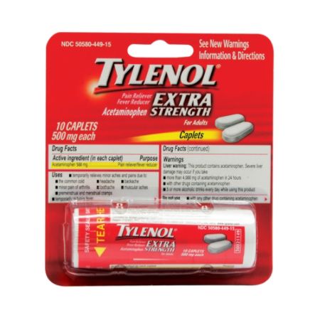 Tylenol Extra Strength Blister Packs Pack Of 10 by Office Depot & OfficeMax