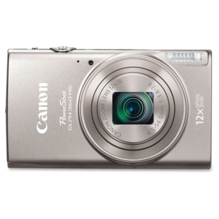 Canon PowerShot 360 HS 20.2 Megapixel Compact Camera Silver 3 LCD 169 ...