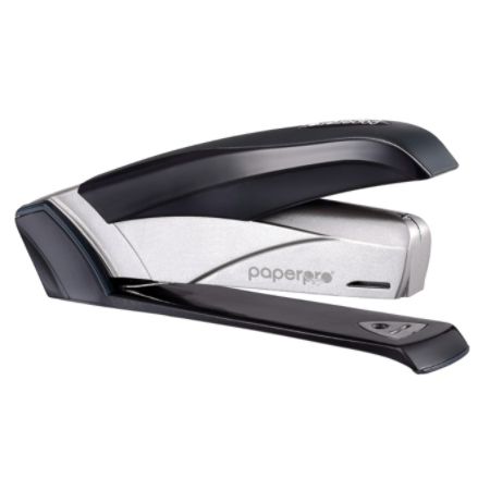 PaperPro inFLUENCE One Finger Premium Desktop Stapler BlackSilver by ...