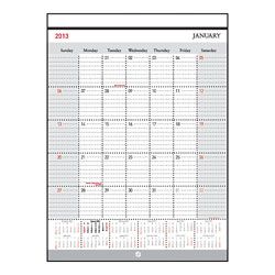 FORAY 30percent Recycled Wall Calendar 11 x 8  January December 2013