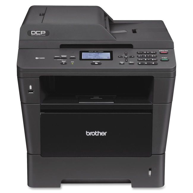 Brother Monochrome Laser All In One Printer Copier Scanner DCP 8110DN