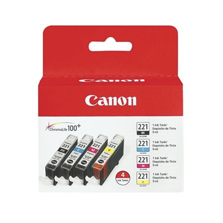 Canon CLI 221 ChromaLife 100 BlackColor Value Pack 2946B004 by Office ...