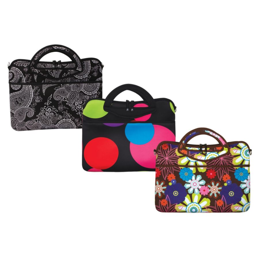 i.e.  16 Laptop Sleeve With Handles Assorted Designs No Design Choice