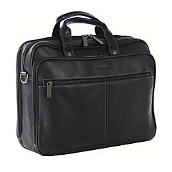 Heritage Leather Laptop Case For 16 Laptops Black by Office Depot ...