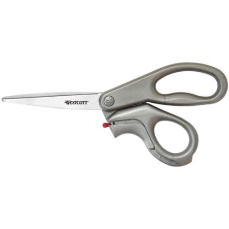 Acme EZ Open Scissors And BoxPackage Opener 8 Straight 8 Gray by Office ...