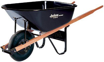 6CU.FT. STEEL TRAY CONTRACTOR WHEELBARROW