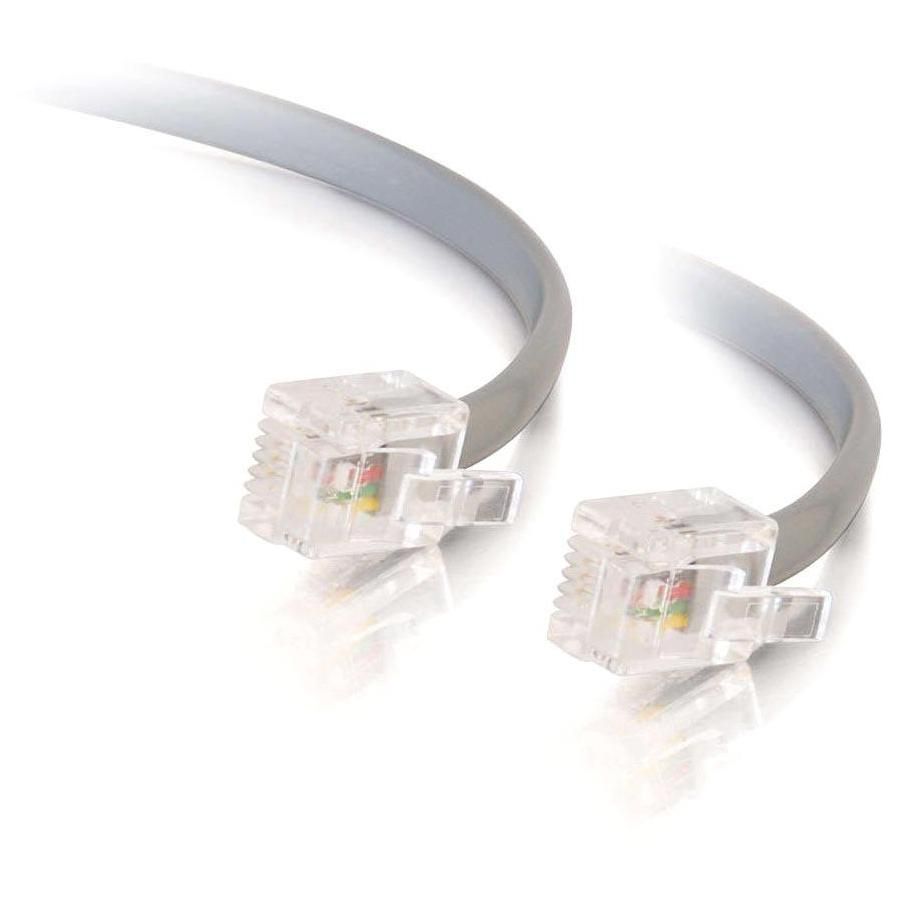 25ft Phone Cable 25 Feet Green RJ11/RJ12 Telephone/DSL Cable - For AT&T ...