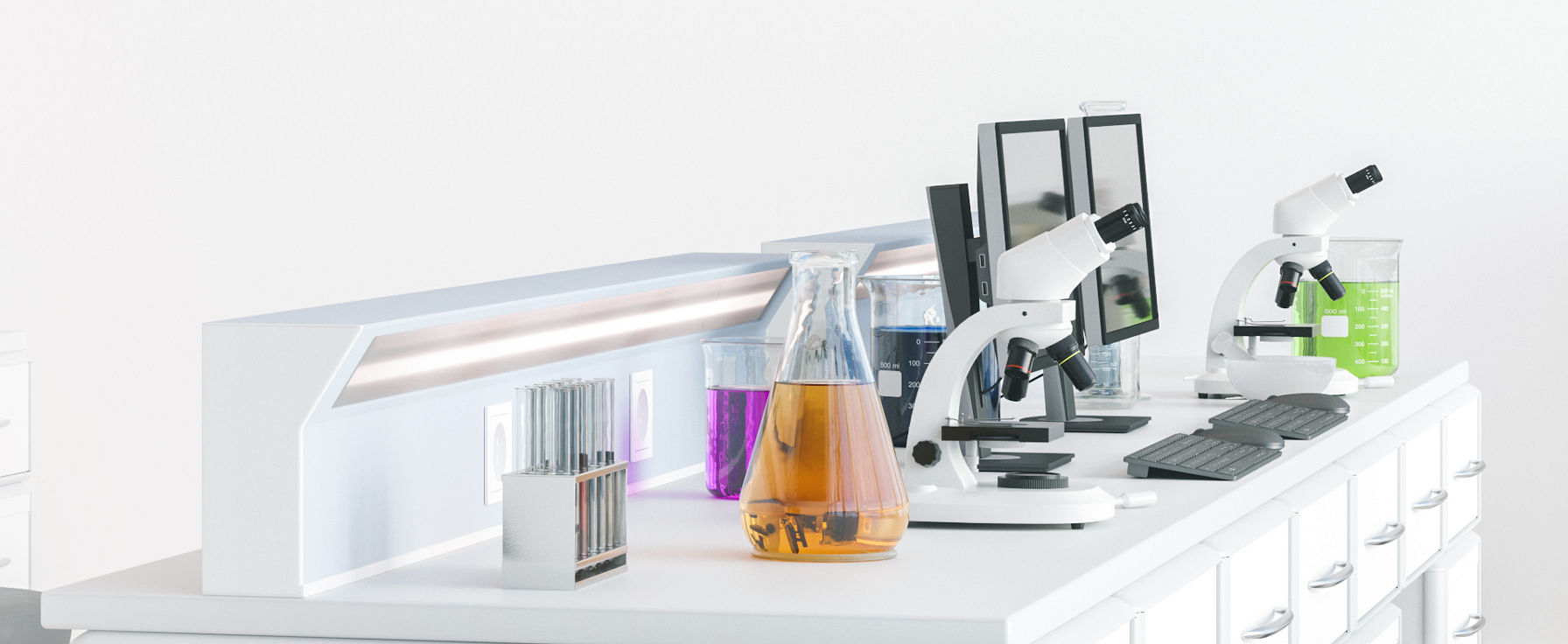 Research laboratory tools.