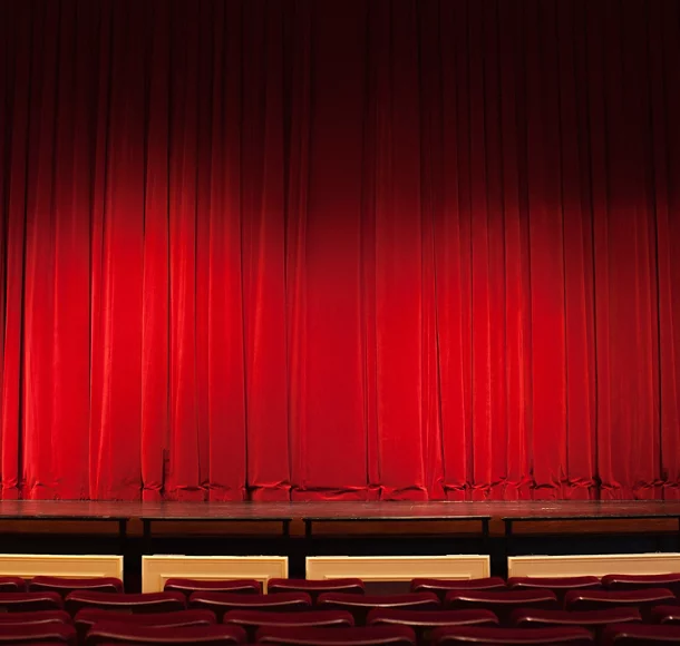 Présentation projetée sur scène