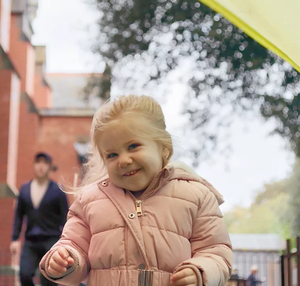 Kids at a nursery school