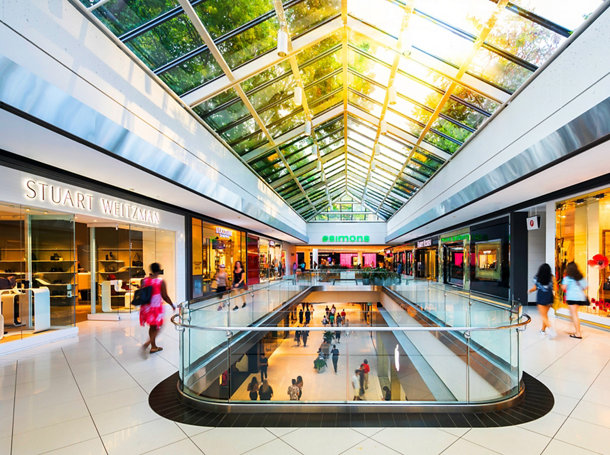Intérieur du CF Rideau Centre à Ottawa