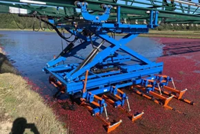 photo of cran chile harvester