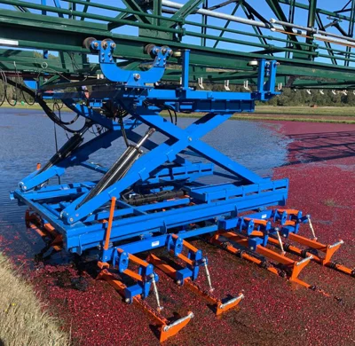 photo of cran chile harvester