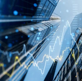 computer screen with graphs