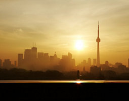 Lever du soleil à Toronto