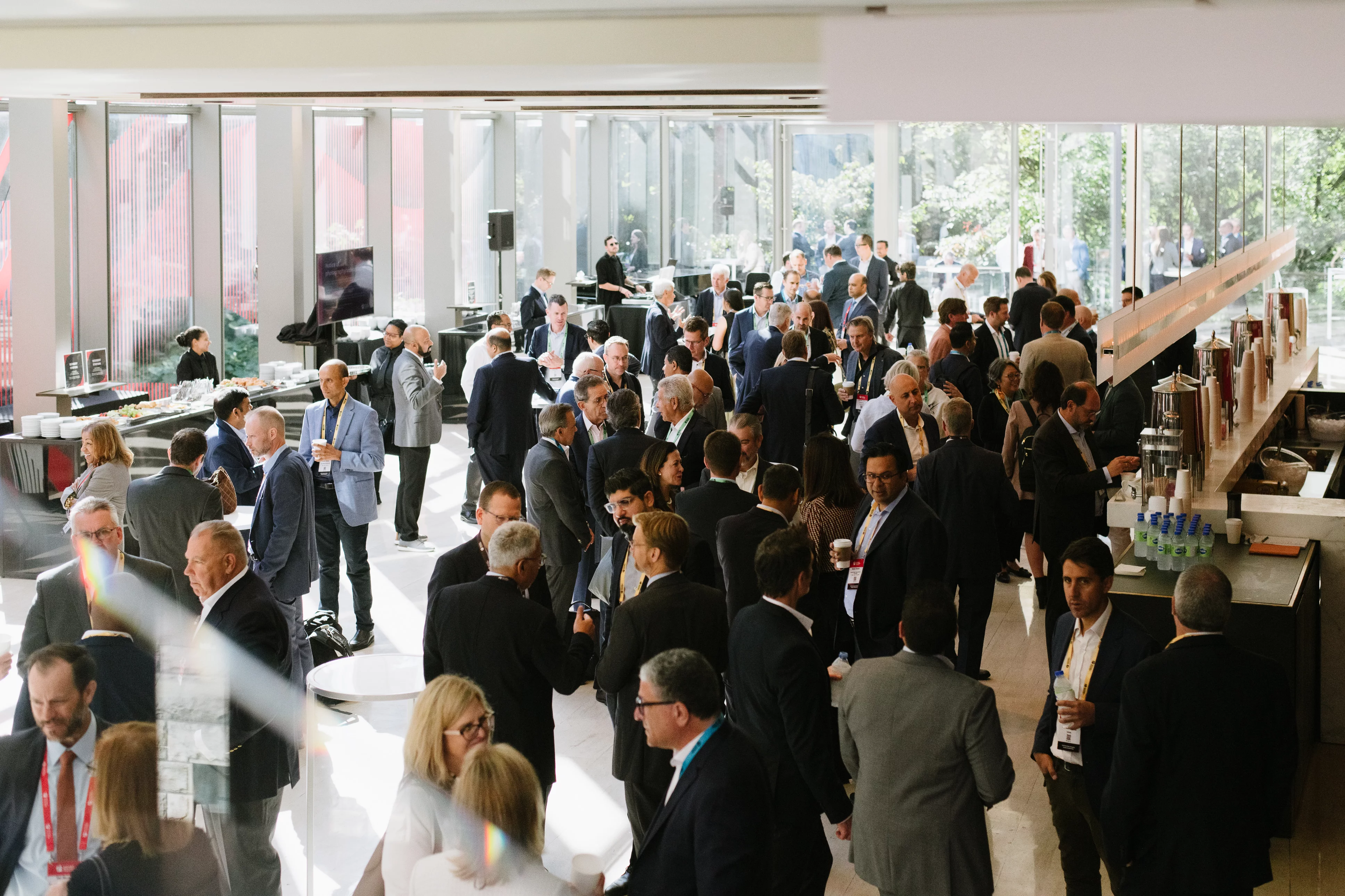 Conference overhead view