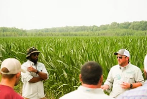 photo of Vayda farmers in a field