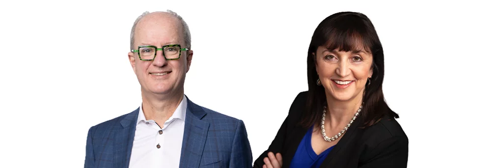 Bruce Cooper and Margaret Stuart board appointment image