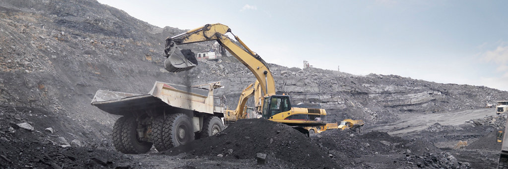 An image representing mining process underway