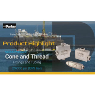20FX9966 - Cone and Thread Fittings, 20,000 PSI - SF Series | ParkerKR