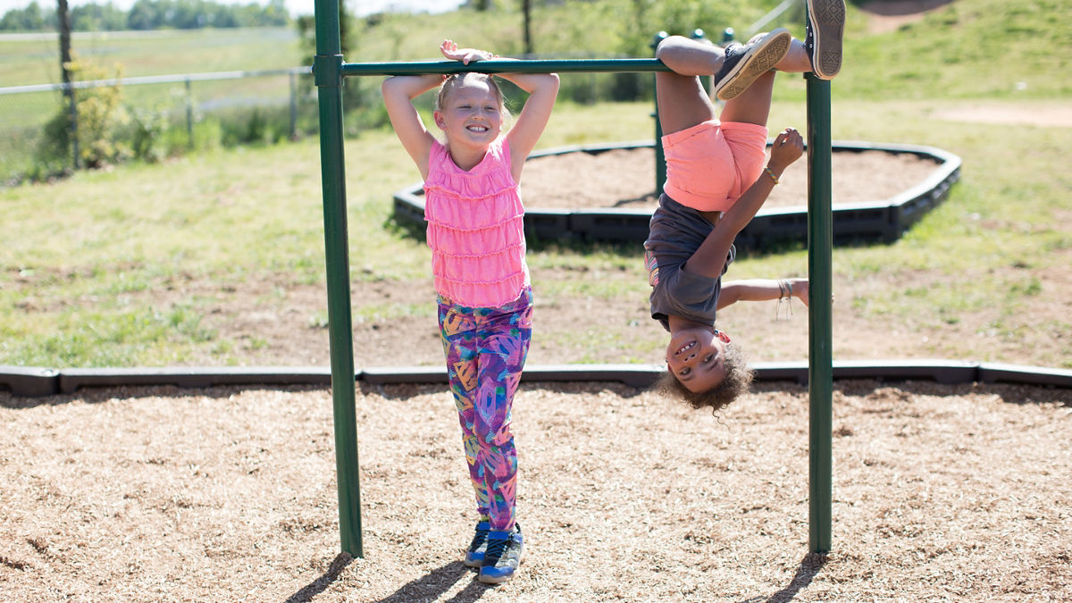 Gaffney, South Carolina 2016. Cherokee County YMCA After School program. Students typically do homework, eat a healthy snack and get outside for excercise.