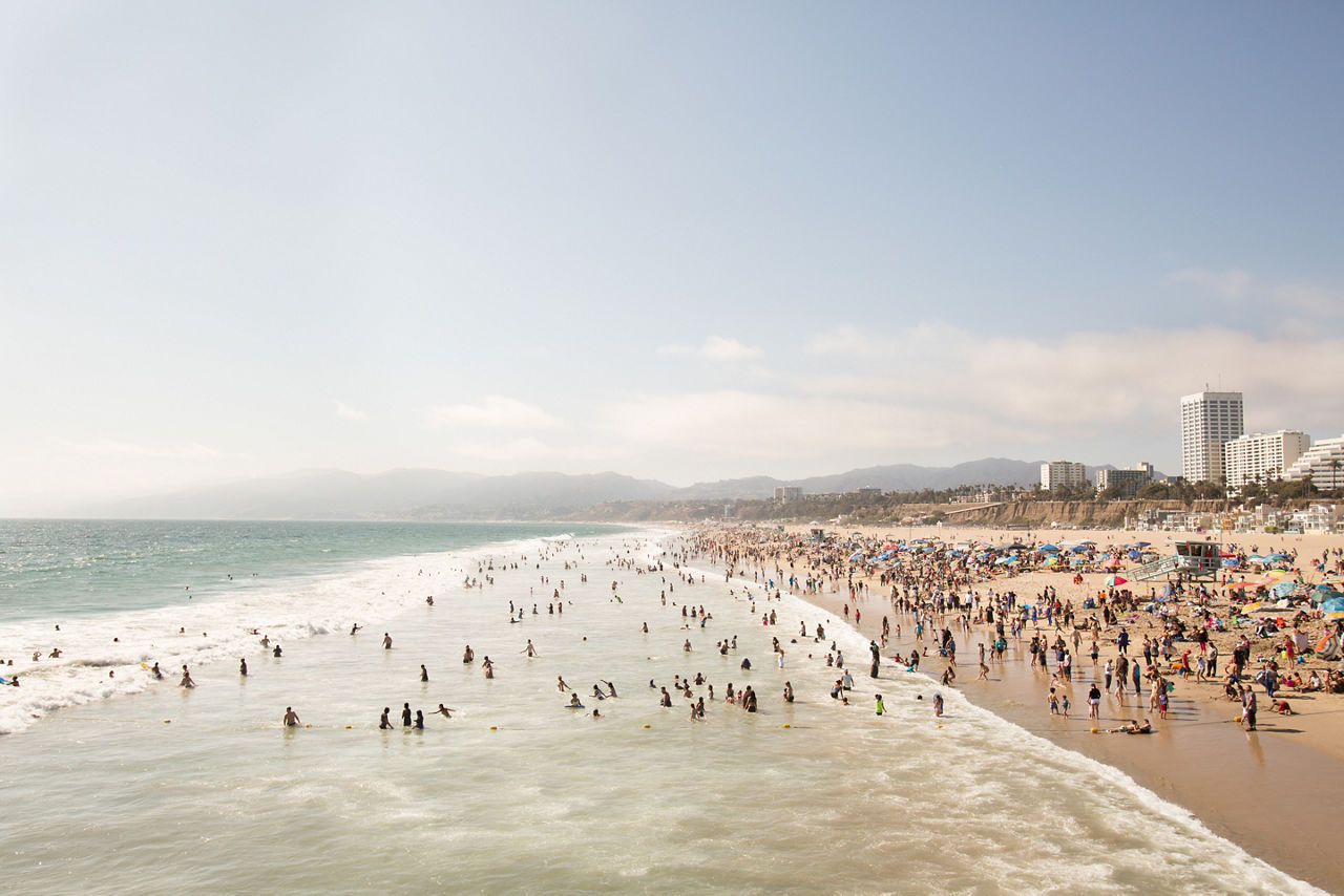 Santa Monica 2016 Culture of Health. View from Santa Monica Pier.