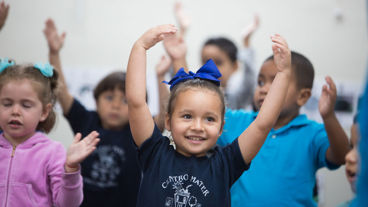 RWJF COH Miami August 29-31, 2016 Centro Mater Child Care I & II (preschool in Little Havana). Pre school age kids using SPARK curriculum, which focuses on physical activity. All in classroom including adults are released.