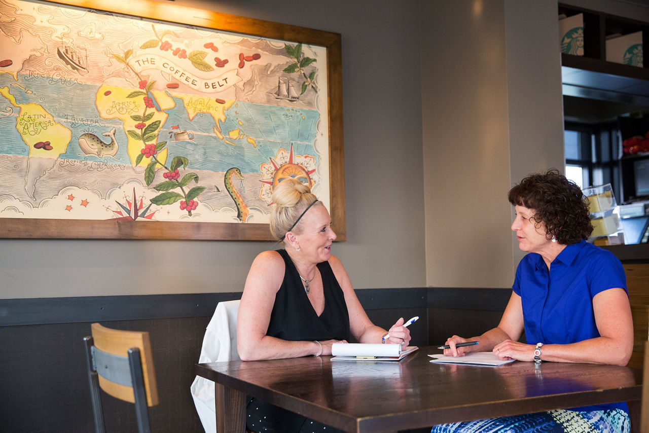 Valerie Franklin and Patty Case, who organize The Living Well Program - a free program in Klamath Falls, Oregon, dedicated to teaching skills to self-manage chronic conditions.