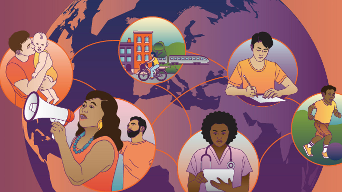 Global learning graphic