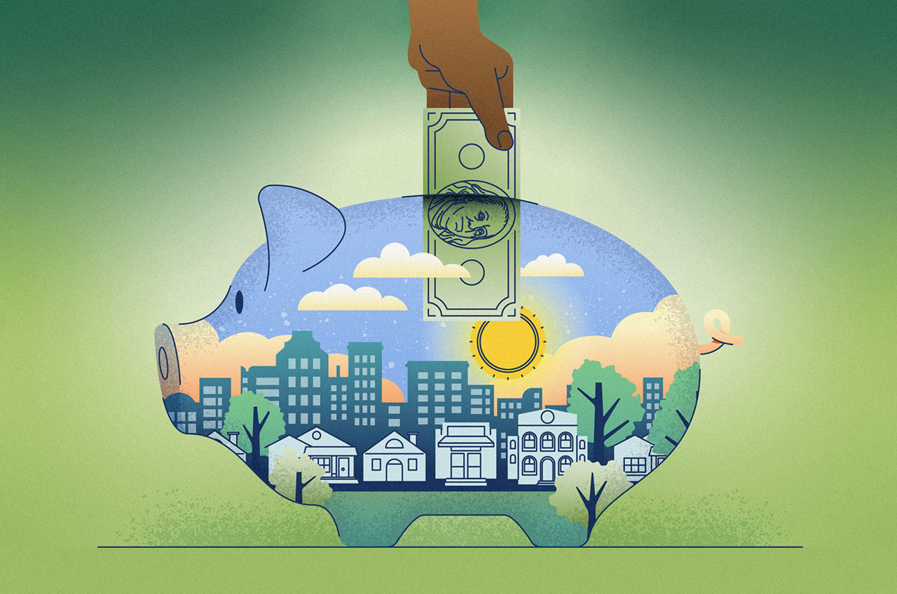 Investing in Racial Equity illustration.
