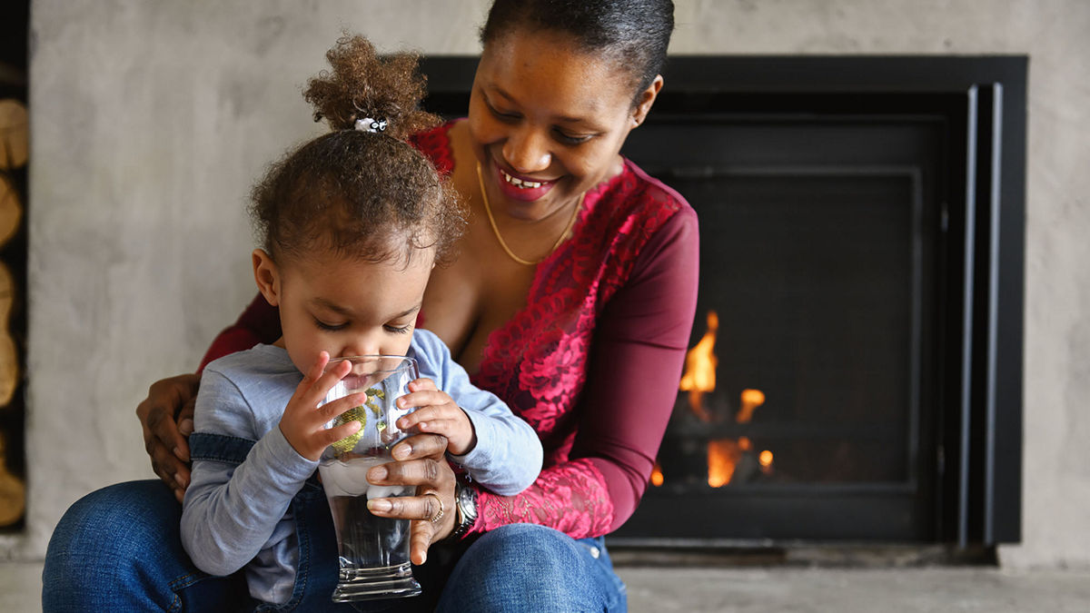 Beautiful mixed-race family,  Quebec, Canada