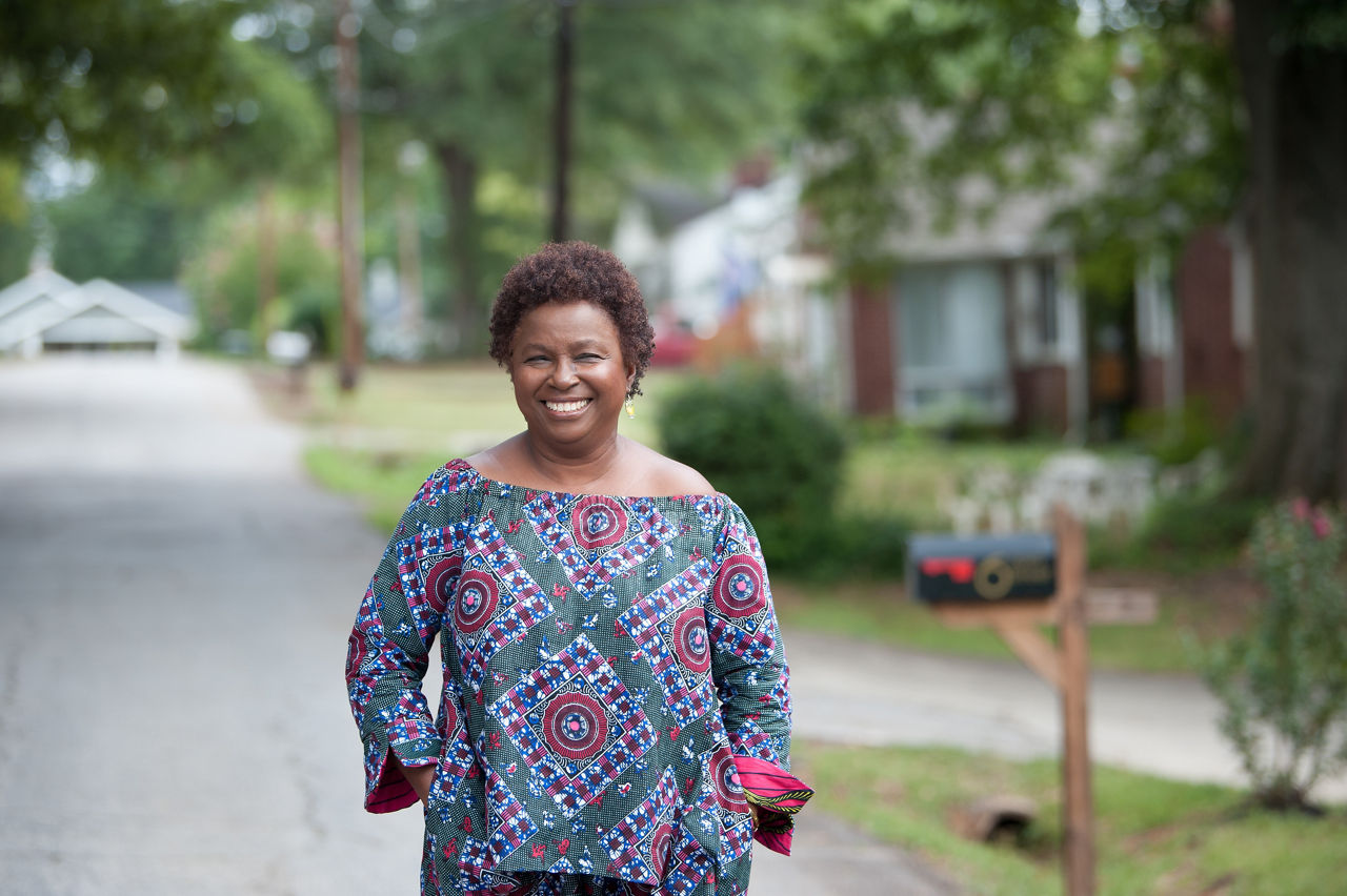 Yvonne Reeder is a community activist and former president of the Nicholtown neighborhood association. Nicholtown is one of Greenville's special emphasis neighborhoods, and is experiencing rapid gentrification because of its proximity to downtown.